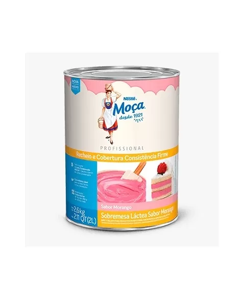 NESTLÉ® MOÇA® RECHEIO E COBERTURA MORANGO 2,6 kg