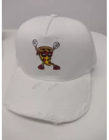 BONÉ JET PIZZAS TRUCKER OFF WHITE ADULTO