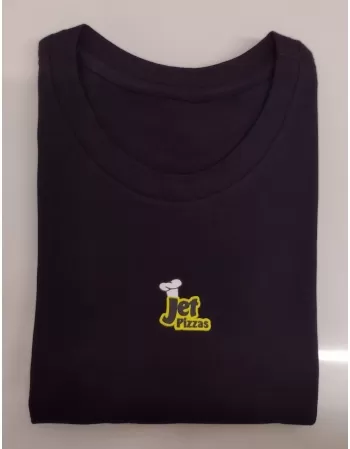 CAMISETA JET PIZZAS PRETA PP