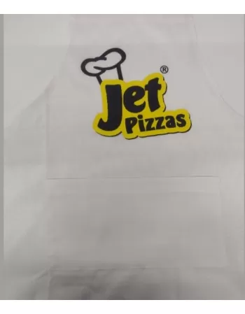 AVENTAL JET PIZZAS BRANCO