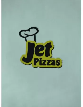 ADESIVO JET PIZZAS LOGO