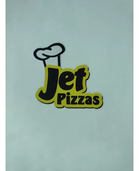 ADESIVO JET PIZZAS LOGO