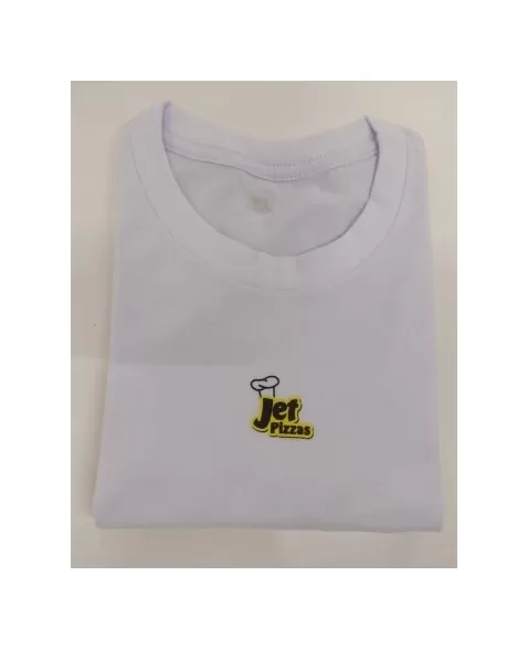 CAMISETA JET PIZZAS BRANCA EXG