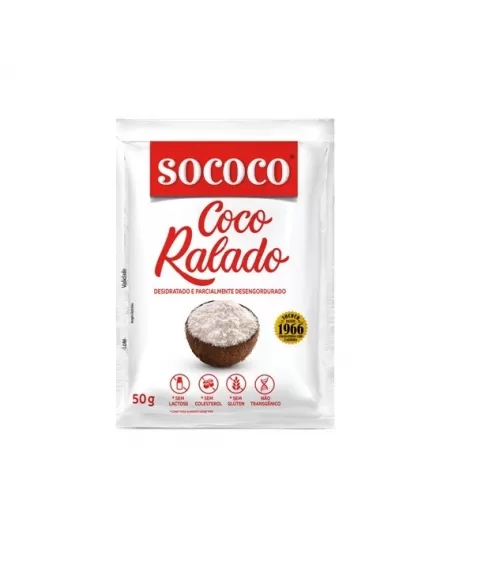 COCO RALADO SOCOCO 50G